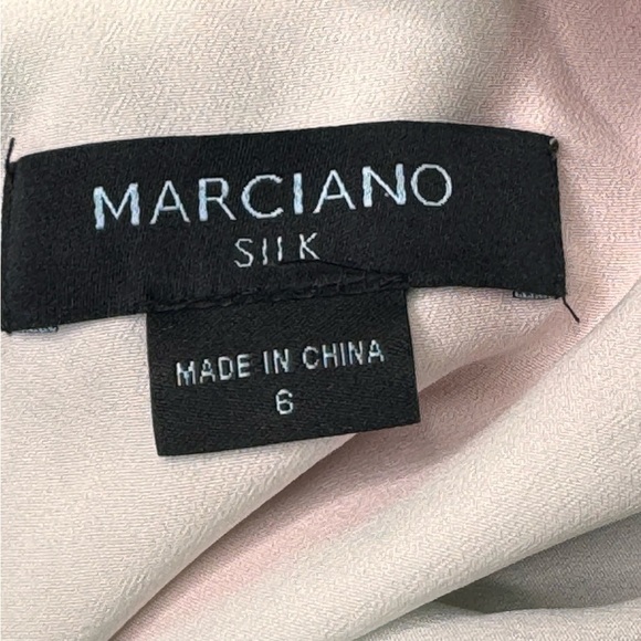 Marciano Silk Graphic Print Halter Neck Jumpsuit Size 6 Mod Psychedelic - Picture 8 of 10